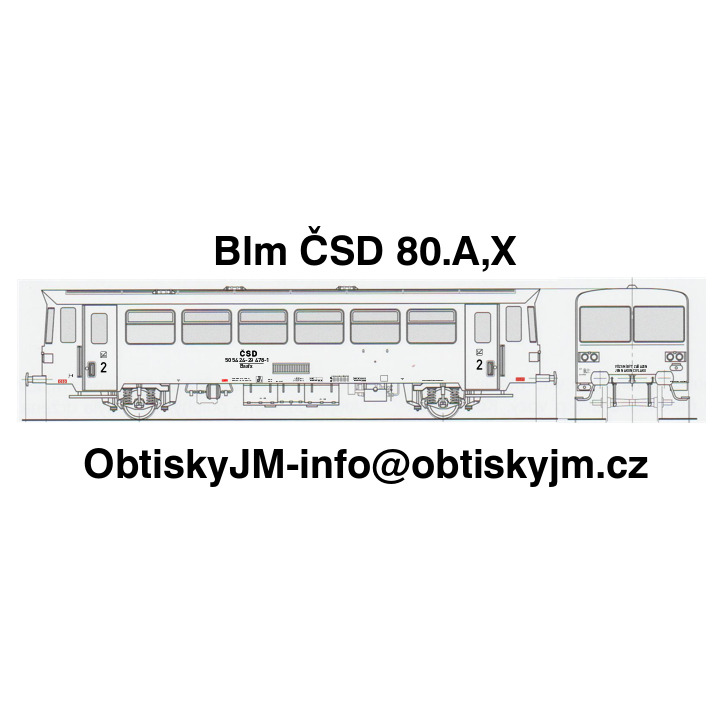 Baafx ČSD 1.pol. 80.let Dom.st. Rakovník, B
