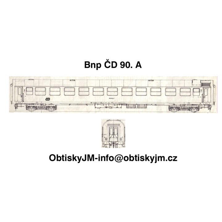 H0-Bnp ČD 90.léta A