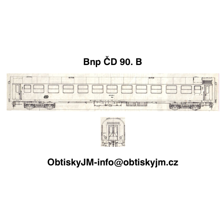 H0-Bnp ČD 90.léta B