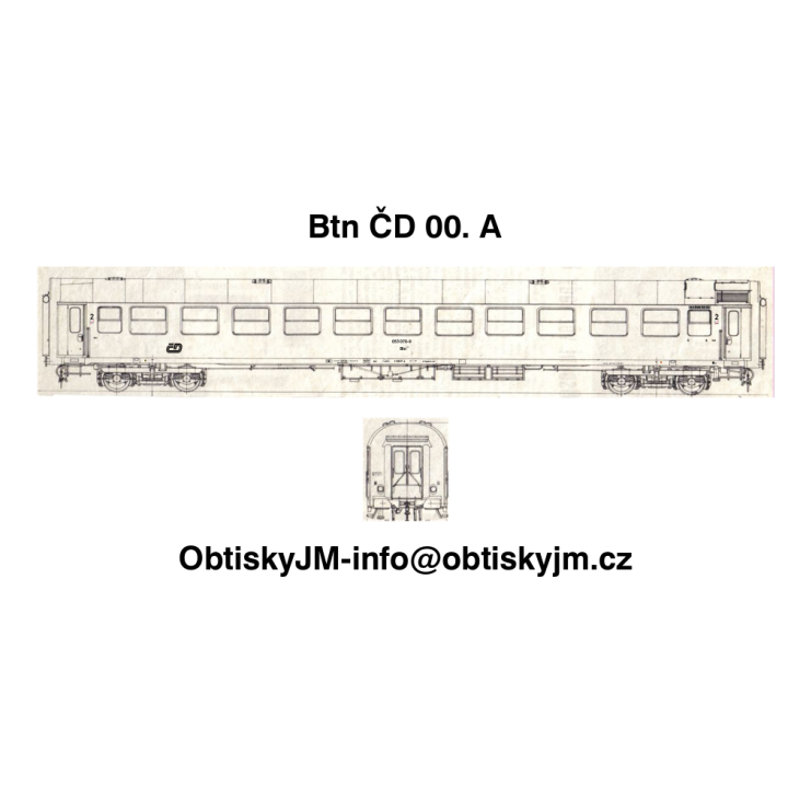 H0-Btn 053 ČD 00.léta A