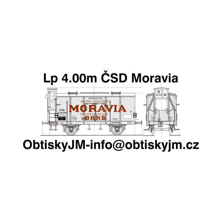 H0-Lp 4.00m ČSD Moravia A