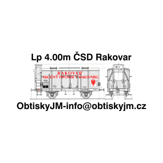 H0-Lp 4.00m ČSD Rakovar B
