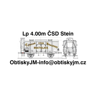 H0-Lp 4.00m ČSD Stein Bratislava A