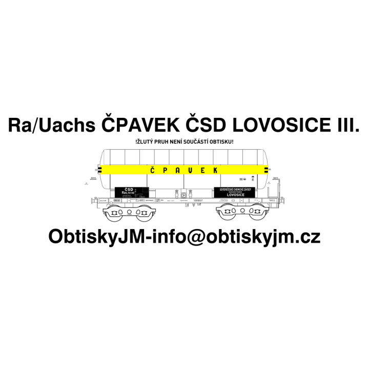 H0-Ra ČPAVEK ČSD Lovosice III. A