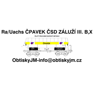 H0-Ra ČPAVEK ČSD Žáluží u Mostu III. B,A