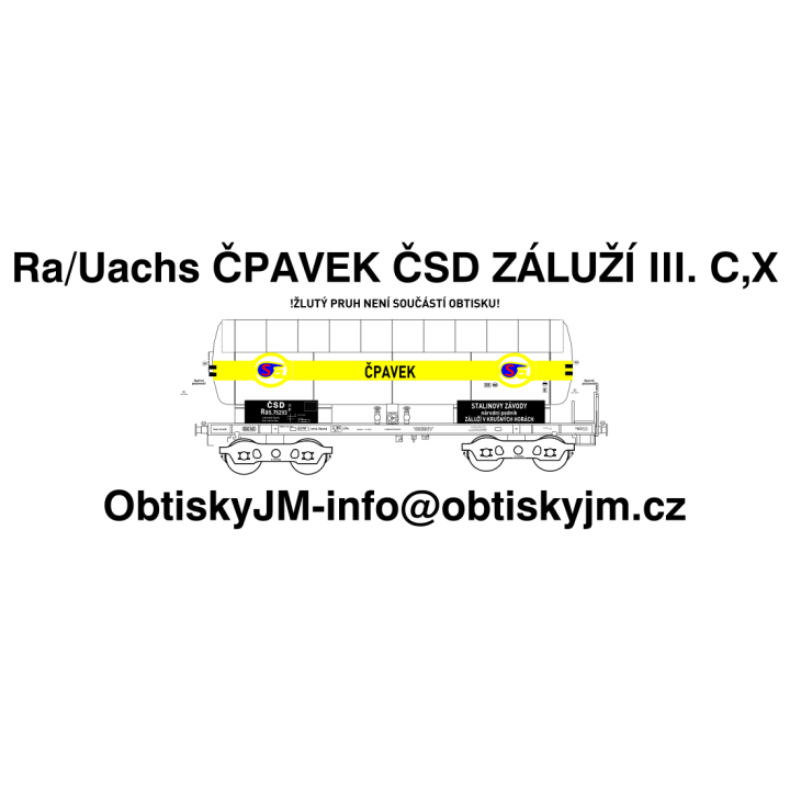 H0-Ra ČPAVEK ČSD Žáluží u Mostu III. C,A