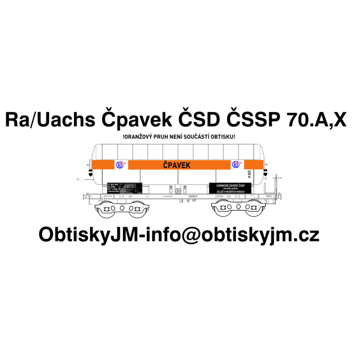 H0-Ra/Uachs Čpavek ČSD ČSSP 70.léta A,A