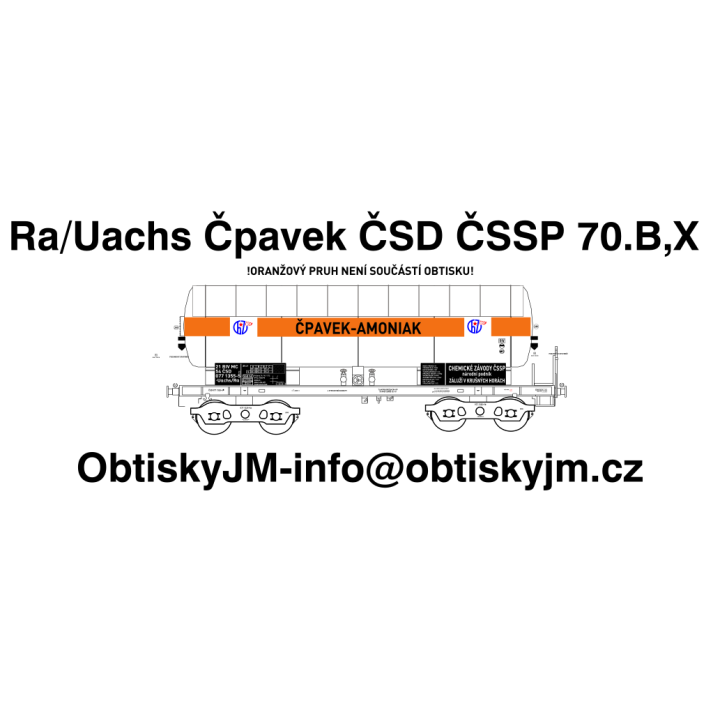 H0-Ra/Uachs Čpavek ČSD ČSSP 70.léta B,B
