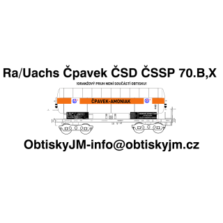 H0-Ra/Uachs Čpavek ČSD ČSSP 70.léta B,D