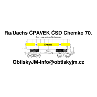 H0-Ra/Uachs Čpavek ČSD Chemko 70.léta B