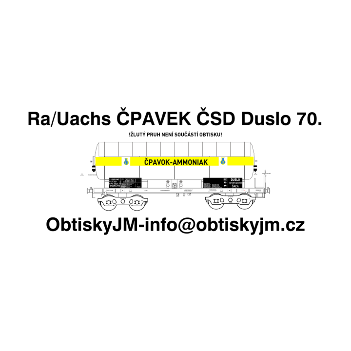 H0-Ra/Uachs Čpavek ČSD Duslo 70.léta A