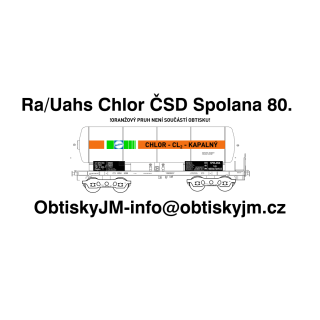 H0-Ra/Uahs Chlor ČSD Spolana 80.léta B