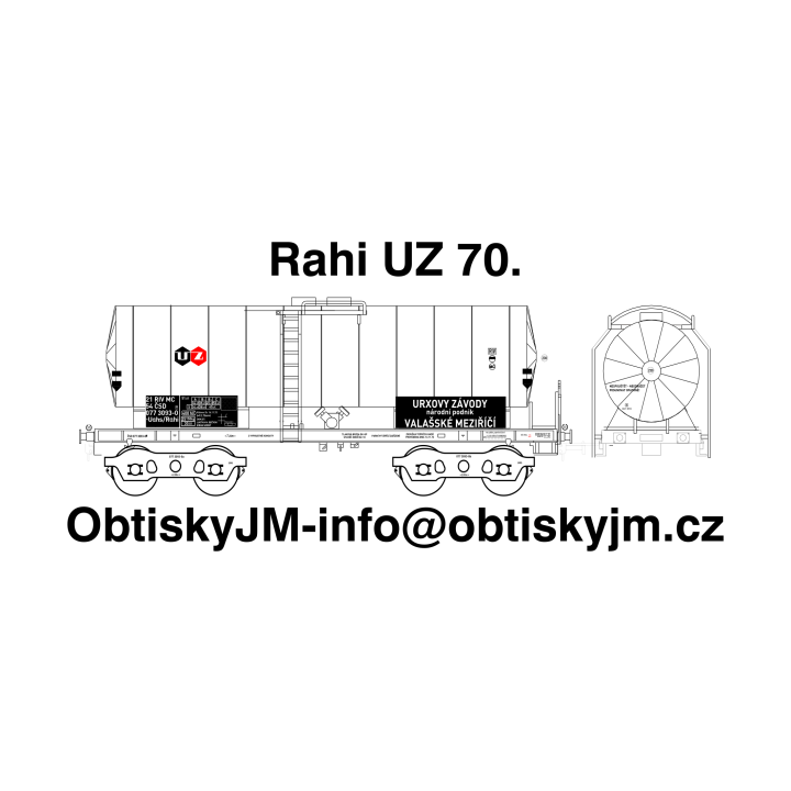 H0-Rahi ČSD UZ 70.léta B