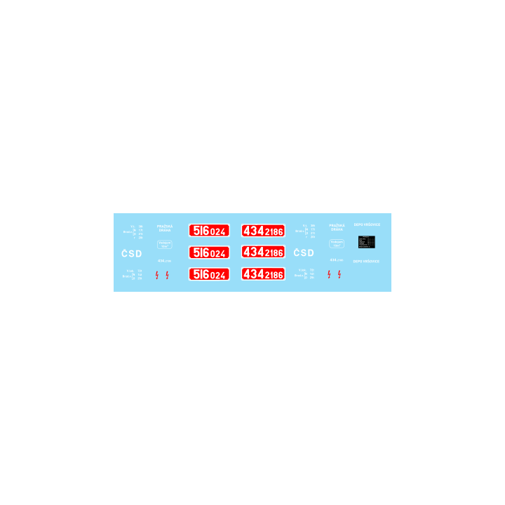 Lokomotiva 434.2186 s tendrem 516.024