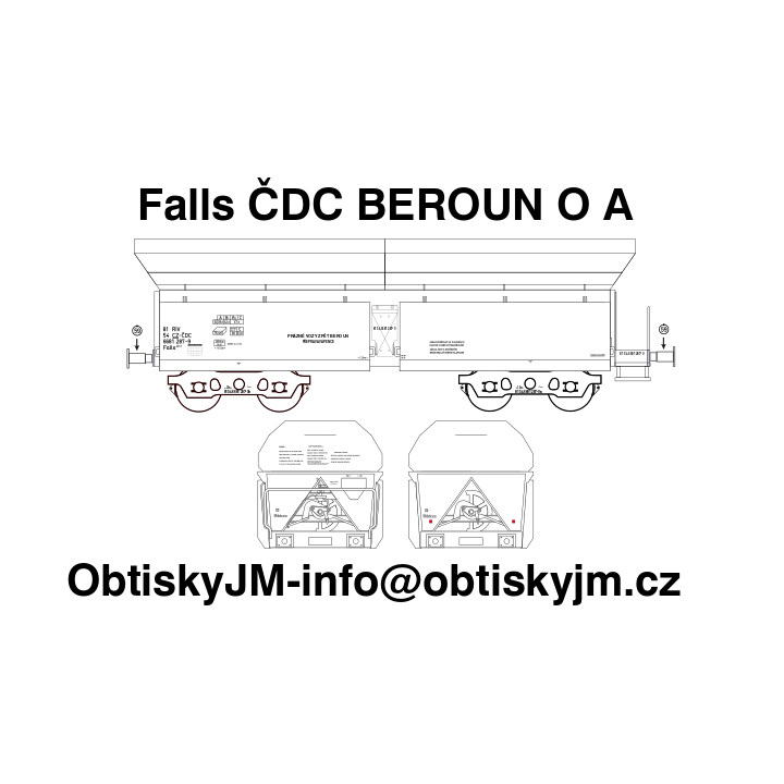 H0-Falls ČDC BEROUN A, podvozek 26 2.8