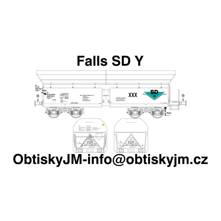 Falls SD, podvozek Y25 A