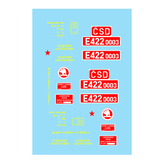 E422.003 ČSD 70.-80.léta