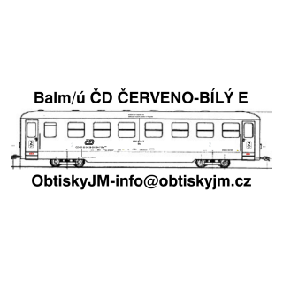 H0e-Balm/ú ČD červeno-bílý E