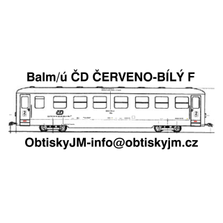 H0e-Balm/ú ČD červeno-bílý F