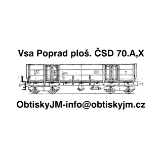 Vsa Poprad plošina ČSD 70.léta A,A