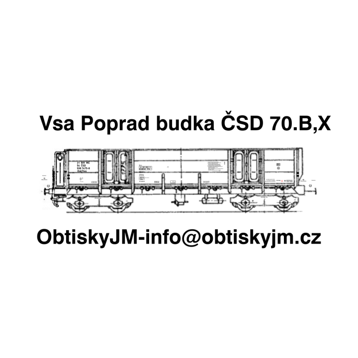 Vsa Poprad budka ČSD 70.léta B,B