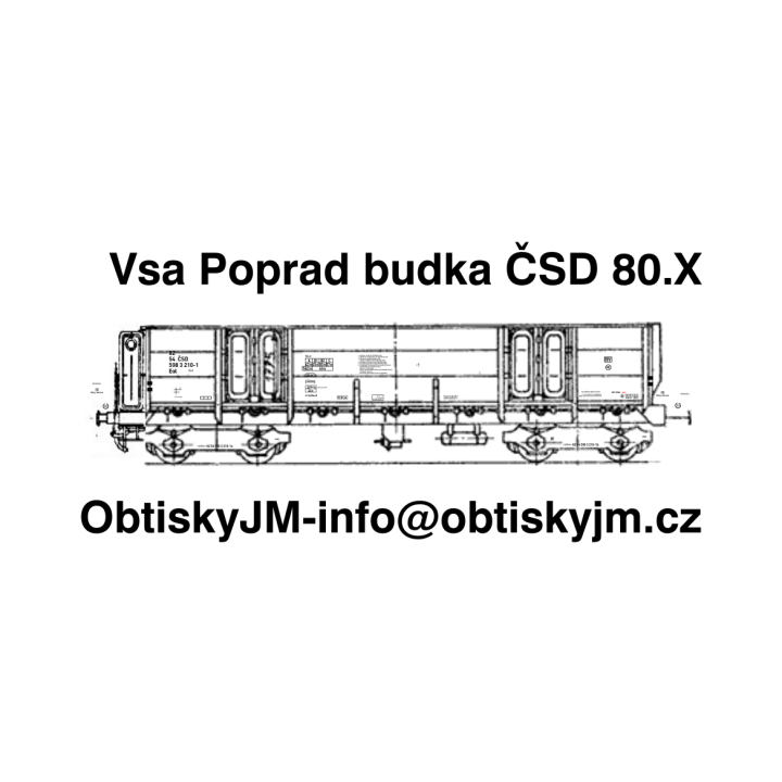 Eal (Vsa) Poprad budka ČSD 80.léta B