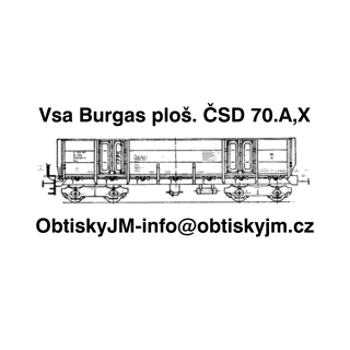 Vsa Burgas plošina ČSD 70.léta A,B