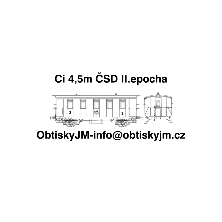 Ci 4,5m ČSD II. epocha  Dom.st. Plzeň E