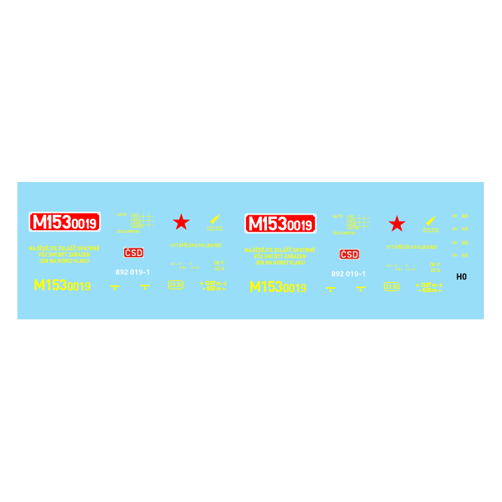 M153.0019 ČSD 80.léta