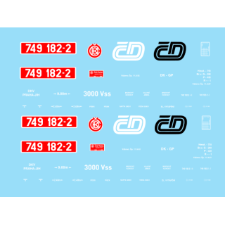 H0 - 749.182 ČD 90. léta