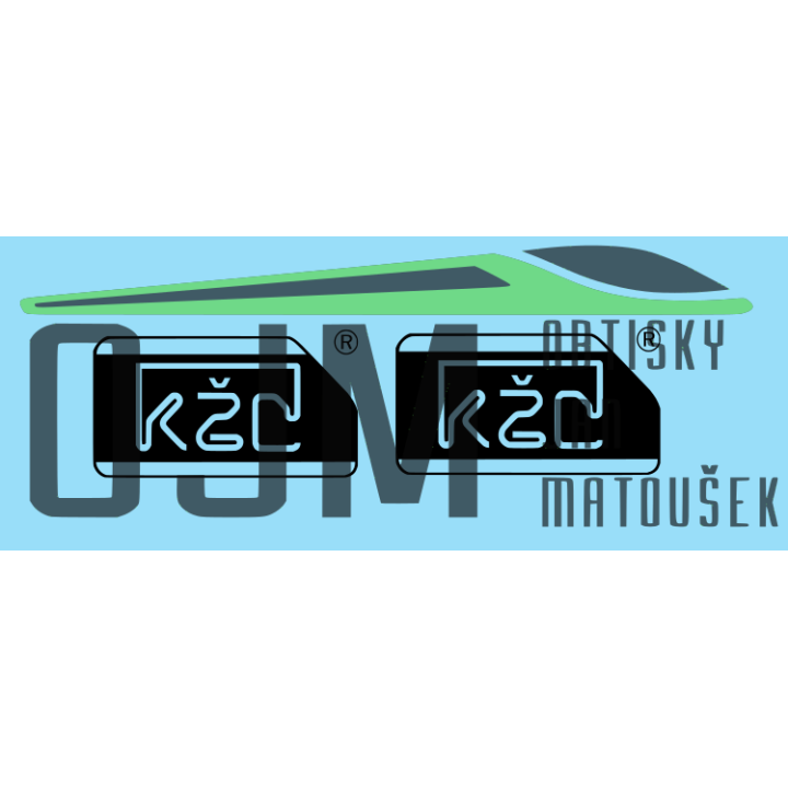 KŽC černé boční bez podkladu