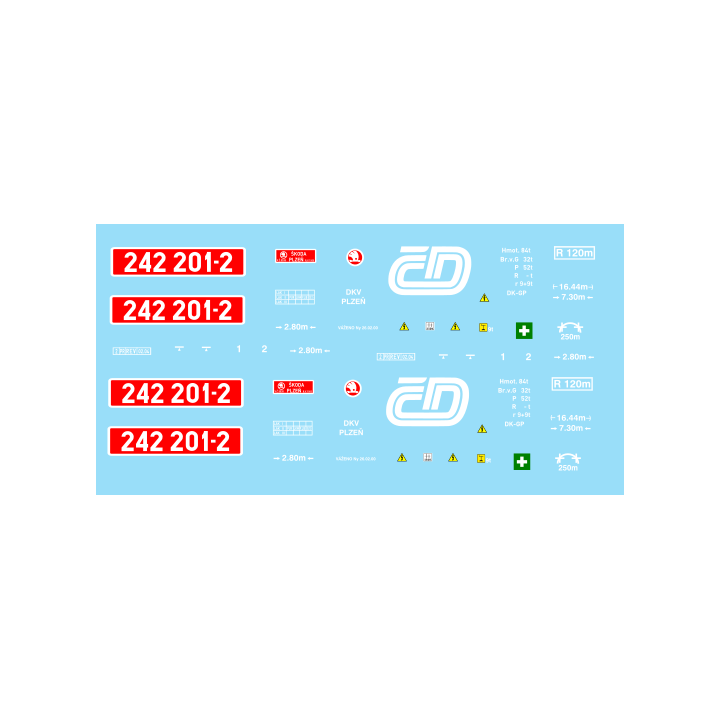 H0 - 242.201 ČD - 00.léta