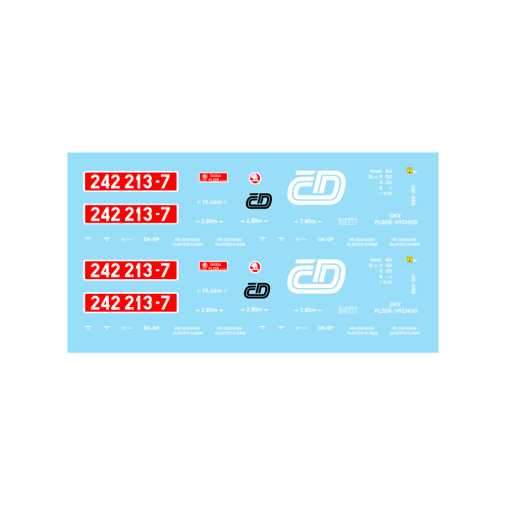 H0 - 242.213 ČD - 90.léta