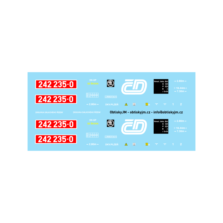 H0 - 242.235 ČD - 00.léta