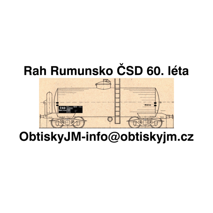 H0-Rah Rumunsko ČSD 60.léta A