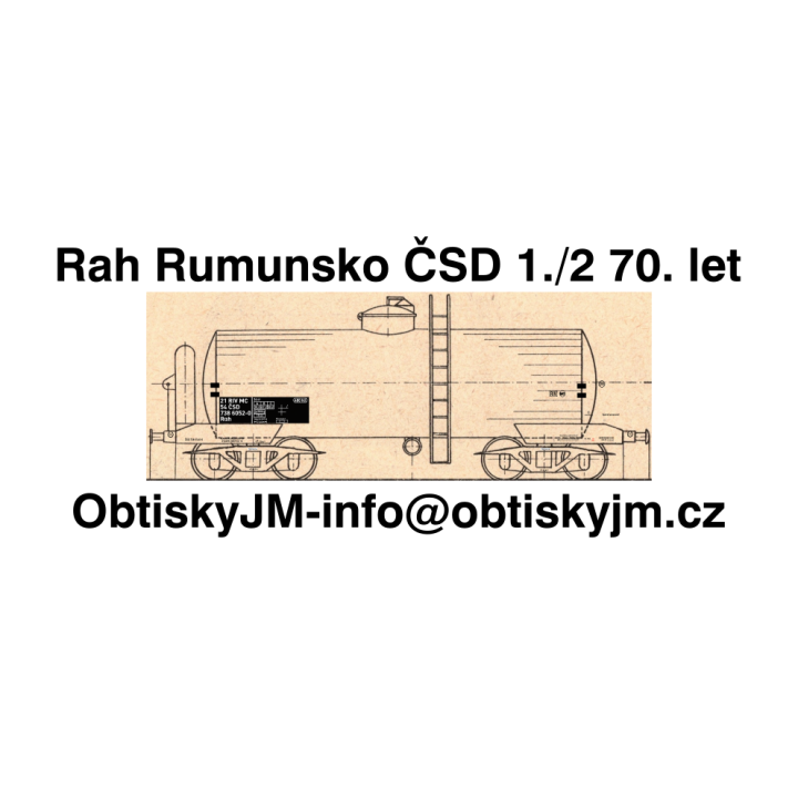 H0-Rah Rumunsko ČSD 1.polovina 70.let A