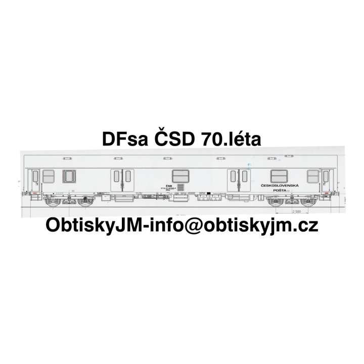 DFsa-ČSD 70.léta Dom.st. Plzeň G.N. A