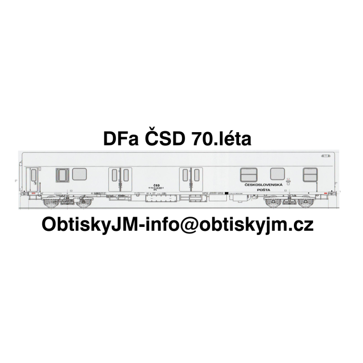 DFa-ČSD 70.léta Dom.st. Plzeň G.N. A