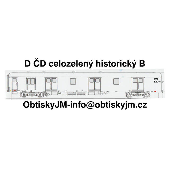 D-ČD celozelený historický B