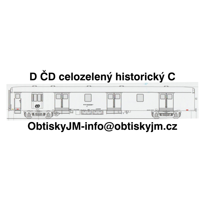 D-ČD celozelený historický C