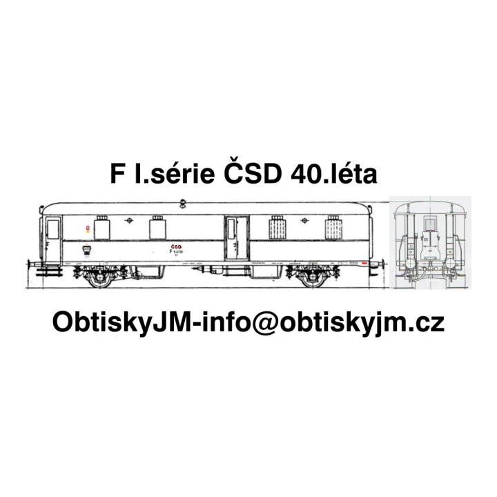 H0-F Rybák I.série ČSD 40.léta Dom.st. Plzeň  A