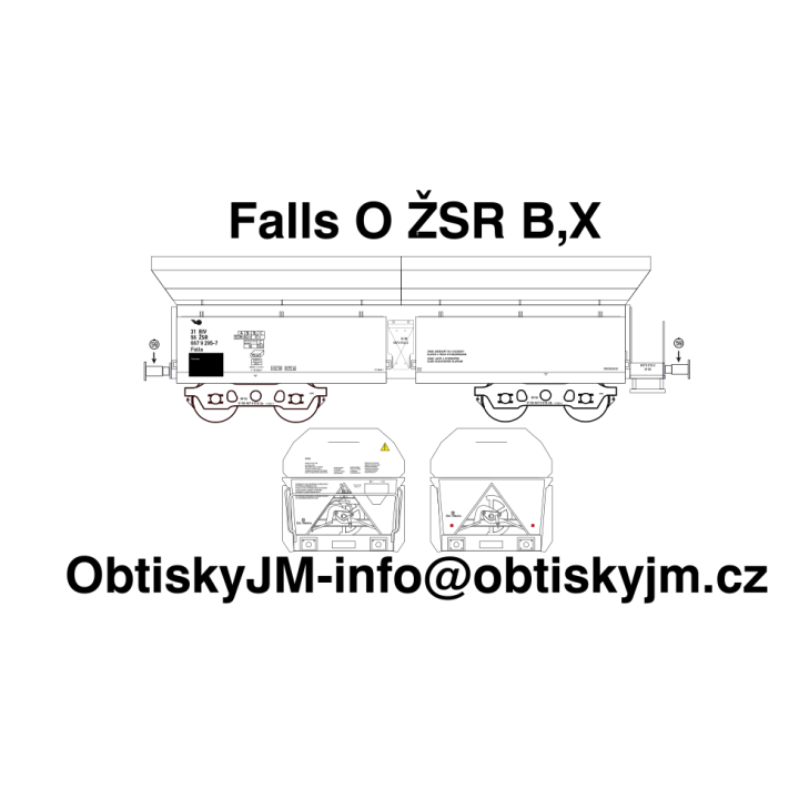 Falls ŽSR B,D, podvozek 26 2.8