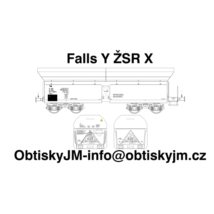 Falls ŽSR A, podvozek Y25