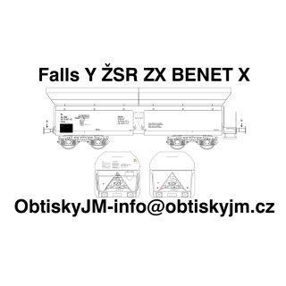 Falls ŽSR/ZX Benet A, podvozek Y25