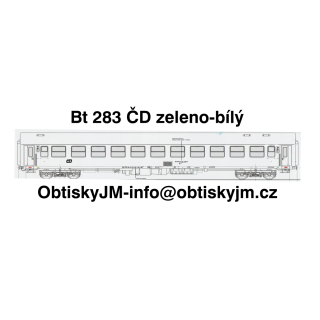 Bt283 ČD zeleno-bílý C