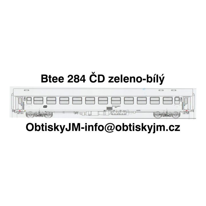 Btee284 ČD zeleno-bílý A