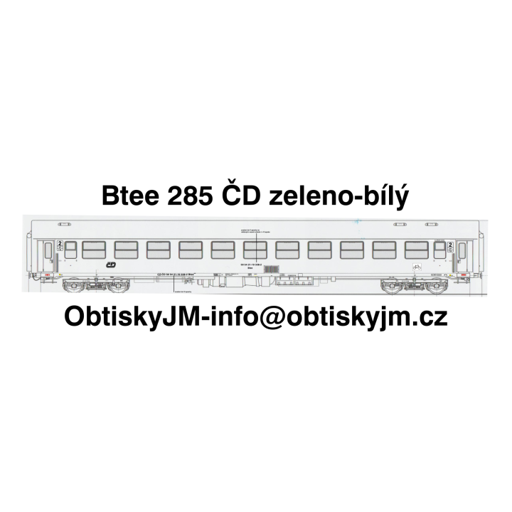 Btee285 ČD zeleno-bílý A