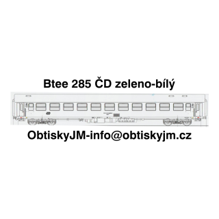 Btee285 ČD zeleno-bílý B