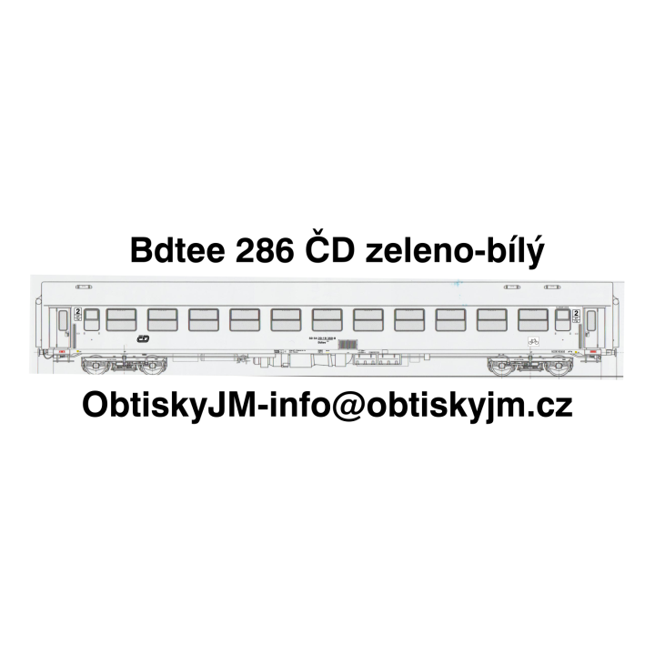 Bdtee286 ČD zeleno-bílý A