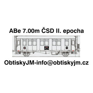 H0-ABe 7.00m ČSD II. epocha A